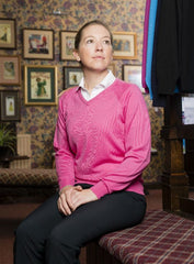 Amy V-Neck Merino Sweater