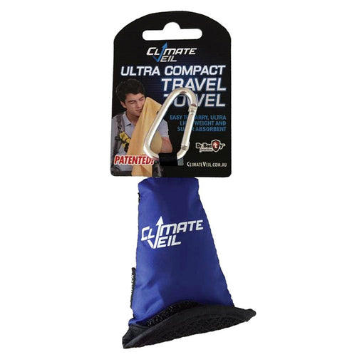 Climate Veil Ultra Compact Travel Towel (Blue)