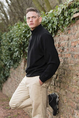 Merino Wool Half Zip Sweater
