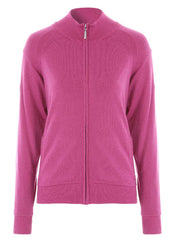 Chloe Merino Zip-Neck Cardigan