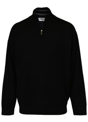 Merino Wool Half Zip Sweater