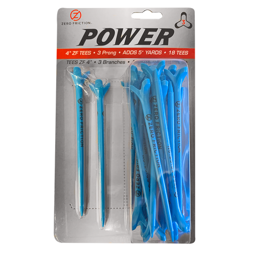 ZF POWER3 3-PRONG 4" TEES - 18 PACK